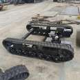 Electric track chassis, rubber track chassis, walking assembly, wireless remote control track walking chassis