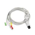Medical wire Jinkewei circular 6p3 lead monitor ECG lead medical connector