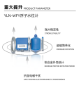 Float water level gauge for precise measurement of reservoir and lake energy over a large range