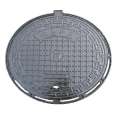 Cast iron manhole covers for green belts, with leakage holes, overflow wells, ductile iron covers, and grating covers for sewer drainage