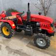 Water and drought dual-purpose four-wheel drive four-wheel tractor with low fuel consumption, four wheel agricultural greenhouse king tractor, four wheel high configuration powerful tractor