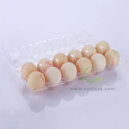 12 transparent, shockproof, and thickened plastic egg trays at a time. Manufacturer's direct sales volume is large, and wholesale discounts are available