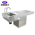 Manufacturer customized 304 stainless steel corpse storage pool for laboratory use, electric lifting dissection table, corpse soaking pool