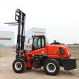 Diesel four-wheel drive off-road forklift 3 ton 5 multi-functional hydraulic handling integrated internal combustion reactor high lift and drop truck