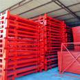 Yibo Construction Equipment Supply: Banana style safety ladder cage for subway foundation pits can be ordered