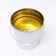 Coated with white iron bucket, Tinning metal bucket, floor paint, round iron bucket of Yiteng Iron Plastic Factory