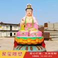 Copper Guanyin Buddha Statue Juxi Copper Carving Foundry Customizes Thousand Handed Guanyin Sculpture