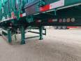 Lightweight tracked dump semi trailer with sand, gravel, coal, asphalt for smooth operation and customized driving with guaranteed quantity