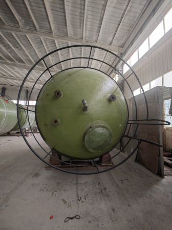 Weihan buried high-temperature resistant wrapped fiberglass hydrogen peroxide storage tank, dairy container, square elliptical transport water tank