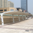 The Yanyu membrane structure parking shed has good impact resistance and is suitable for the entrance of residential areas. The parking lot equipment is beautiful and convenient to use