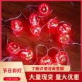 Municipal engineering lighting color lights, community parks, tree winding LED color light string manufacturers