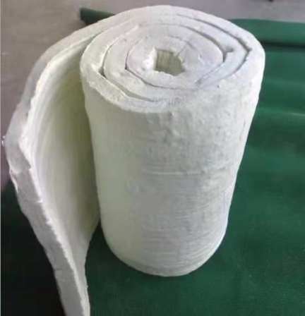 Refractory aluminum silicate needle punched blanket containing zirconium type ceramic fiber blanket with high temperature resistance of 1430 degrees insulation cotton