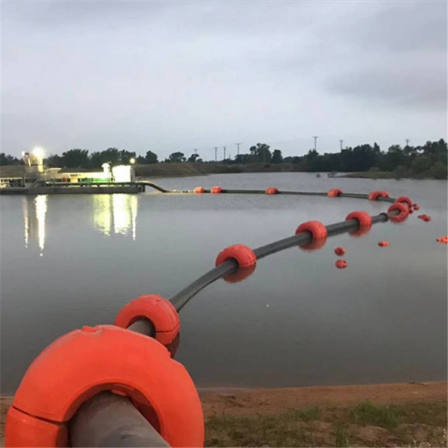 Ocean large buoyancy sand pumping and dredging pipeline buoy surface load-bearing plastic floating body