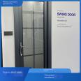 Easy to install frameless glass swing doors and windows on the right side of the door. Manufacturer: