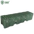 Kewei Shield Army green 2m long roll molded box Lightning rod box turnover transport box three proof box with fork parking space