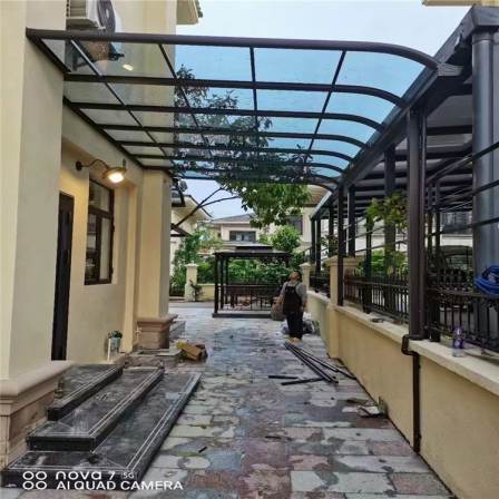 Aluminum alloy canopy, car shed, villas, residents, yards, balconies, sunshades, supports customized sunshade manufacturers, and raincoats