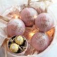 Tin can, candy can, Christmas tree decoration, hanging ball, Christmas ball, chocolate public version, spherical iron can