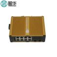 Yinghua 2 Optical 4 Electrical Full Gigabit Industrial Rail Switch Dual Power Management Switch