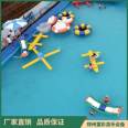 Children's colorful inflatable small whale water toy thickened PVC children's playground slide amusement equipment