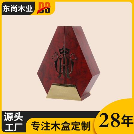 Dongshang Wood Industry Foreign Wine Wooden Box Wooden Gift Box Gift Box Packaging Box Wooden Box Customization
