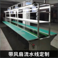 New aircraft position assembly line, conveyor belt workshop, automated production, pulling line workbench, logistics, express delivery, sorting line