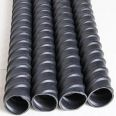 Multiple specifications of pre-stressed single wall plastic corrugated pipes with no water leakage and slurry leakage for bridge engineering steel wire threading pipes