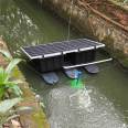 [Dongfangyuan] Special solar powered push flow aerator for river management and oxygen enrichment machine