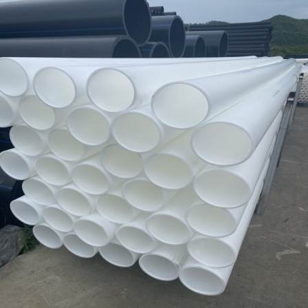 New HDPE solid wall communication pipe cable threading protection sleeve DN110 pre buried street lamp excavation threading pipe