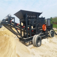 Large stone sand making machine, pebble crushing equipment, stable operation, mobile sand making machinery, Zhicheng