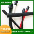 Yike PP PE PA material nylon plastic threading corrugated hose nylon cable threading hose