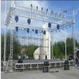 Customized circular truss, semi circular arc shaped frame, wedding stage background frame by Juchen