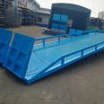 New mobile loading and unloading platform with electric hydraulic lift of 2 tons and 3 elevators for container loading and unloading