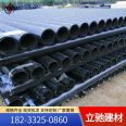 PE water supply pipe, directly buried polyethylene pipe, PE self incoming pipe, large diameter 315 drinking water pipe, black 1.0Mpa