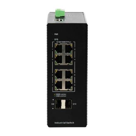 Industrial Ethernet Switch BDCOM IES200-V25-2S8T Full Gigabit