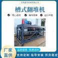 Farm manure fermentation and tipping equipment can be customized for fertilizer equipment. Organic material maturation tank type tipping machine