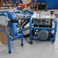 200 welding PE pipe semi-automatic hydraulic hot melt equipment PE pipe welding machine Bada Wellting