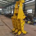 Spot sale grab excavator grab 360 degree rotation clamp customized