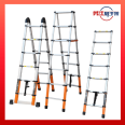 Double sided bamboo ladder made of lightweight epoxy resin, safe and anti slip, thickened mobile scaffolding decoration