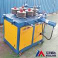 Small radius circular pipe bending machine Steel bending five wheel hydraulic angle steel bending machine