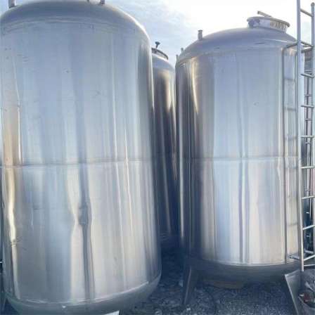 Used 30 cubic stainless steel 304 material storage tank, milk storage tank, vertical liquid storage tank