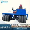 Hydraulic assisted rear steering 25 horsepower wheat compactor moisture protector blue three wheel wheat field stabilizer