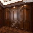 Solid wood wardrobe, whole house, whole wood, customized paint, Chinese style metal wine cabinet, storage cabinet, overall plan design, customization