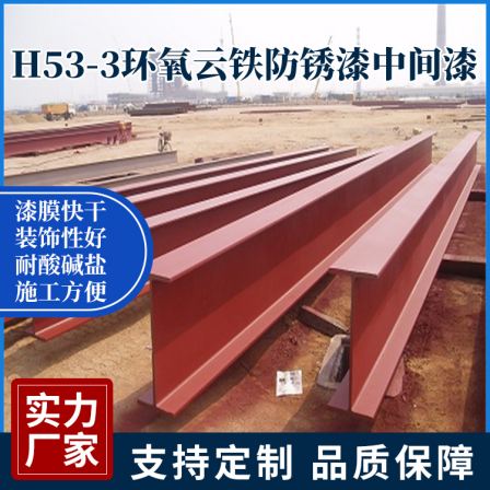 H53-3 epoxy mica iron anti rust intermediate paint anti-corrosion coating supplied by Yunhu coating manufacturer