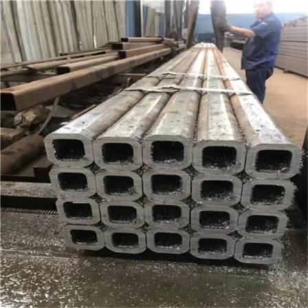 Q345B seamless square tube Q355B thick walled square tube with round to square specifications, short construction period