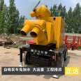 12 inch pump body, 8 inch dual port high flow flood prevention pump truck, diesel self priming pump, trailer type, municipal drainage