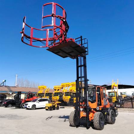 Installation of off-road forklifts, automatic exit device for corn grippers, convenient installation and loading of loaders