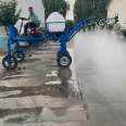 Pedestrian anti slip wheel mountain orchard spraying machine elevated self-propelled spraying machine seat driven four wheel spraying machine