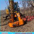 Large shovel tree excavator with soil ball and compact structure for continuous operation