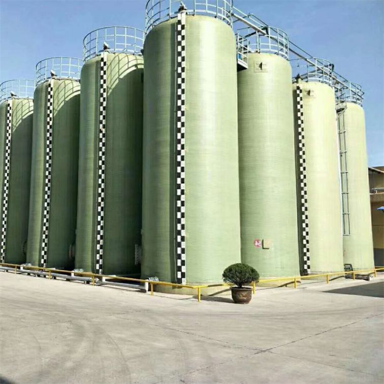 Jukai fiberglass winding storage tank, large fire water storage tank, vertical chemical hydrochloric acid tank, horizontal acid-base storage tank