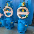 Submersible slurry pump for coal mine slime, slag and sediment discharge, submersible cutter suction sand pump with stirring sand suction pump